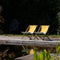 Weltevree | Beach Chair | Strandstoel Opvouwbaar, Tuinstoel, Campingstoel, Kampeer Stoel Strand | Beukenhout & Organisch Katoen | Geel/Groen