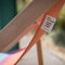 Weltevree | Beach Rocker | Schommelstoel Strand, Tuinstoel, Strandstoel Opvouwbaar, Campingstoel | Beukenhout & Organisch Katoen | Rood/Blauw