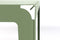 Weltevree | Bended Bench | Tuinbank | Buitenbank 3 Persoons | Aluminium Gepoedercoate Afwerking | Tuinmeubel | Lichtgroen RAL 6021