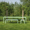 Weltevree | Bended Bench | Tuinbank - Buitenbank 3 Persoons | Aluminium Gepoedercoate Afwerking | Tuinmeubel | Agaatgrijs RAL 7038