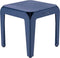 Weltevree | Bended Stool | Krukje buiten, Multifunctionele Kruk & Bijzettafel Buiten | Aluminium Gepoedercoat | Grijsblauw RAL 5008