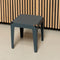 Weltevree | Bended Stool | Krukje buiten, Multifunctionele Kruk & Bijzettafel Buiten | Aluminium Gepoedercoat | Grijsblauw RAL 5008