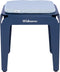 Weltevree | Bended Stool | Krukje buiten, Multifunctionele Kruk & Bijzettafel Buiten | Aluminium Gepoedercoat | Grijsblauw RAL 5008