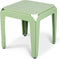 Weltevree | Bended Stool | Krukje buiten, Multifunctionele Kruk & Bijzettafel Buiten | Aluminium Gepoedercoat | Lichtgroen RAL 6021