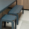 Weltevree | Bended Stool | Krukje buiten, Multifunctionele Kruk & Bijzettafel Buiten | Aluminium Gepoedercoat | Grijsblauw RAL 5008
