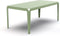 Weltevree | Bended Table | Aluminium Tuintafel 90 x 180 cm | Tuinmeubel, Buitentafel, Eettafel Buiten | Tuin Tafel 6 Personen | Lichtgroen