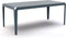 Weltevree | Bended Table | Aluminium Tuintafel 90 x 180 cm | Tuinmeubel, Buitentafel, Eettafel Buiten | Tuin Tafel 6 Personen | Grijsblauw