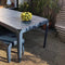 Weltevree | Bended Table | Aluminium Tuintafel 90 x 180 cm | Tuinmeubel, Buitentafel, Eettafel Buiten | Tuin Tafel 6 Personen | Grijsblauw