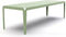 Weltevree | Bended Table | Aluminium Tuintafel 90 x 180 cm | Tuinmeubel, Buitentafel, Eettafel Buiten | Tuin Tafel 6 Personen | Grijsblauw