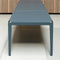 Weltevree | Bended Table | Aluminium Tuintafel 90 x 270 cm | Tuinmeubel, Buitentafel, Eettafel Buiten | Tuin Tafel 12 Personen | Grijsblauw