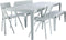 Weltevree | Bended Table | Aluminium Tuintafel 90 x 270 cm | Tuinmeubel, Buitentafel, Eettafel Buiten | Tuin Tafel 12 Personen | Agaatgrijs