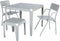 Weltevree | Bended Table | Aluminium Tuintafel 90 x 90 cm | Tuinmeubel, Buitentafel Vierkant, Eettafel Buiten | Tuin Tafel 4 Personen | Agaatgrijs