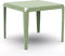 Weltevree | Bended Table | Aluminium Tuintafel 90 x 90 cm | Tuinmeubel, Buitentafel Vierkant, Eettafel Buiten | Tuin Tafel 4 Personen | Grijsblauw