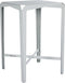 Weltevree | Bended Table High | Hoge Stalen Bar Tafel Buiten | Tuintafel, Bartafel | Gepoedercoat Staal | Agaatgrijs RAL 7038