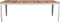 Weltevree | Bended Table Wood | Duurzame Tuintafel Hout & Staal 90 x 220 cm | Eettafel Buiten Essenhout, Tuinmeubel | Tuin Tafel 8 Personen | Agaatgrijs