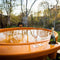 Weltevree | Dutchtub Original | Hottub Houtgestookt | Jacuzzi, Zwembad, Bad Voor Buiten | Oranje RAL 2000 | Polyester | Hottub voor Buiten | 600 Liter