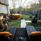 Weltevree | Dutchtub Original | Hottub Houtgestookt | Jacuzzi, Zwembad, Bad Voor Buiten | Oranje RAL 2000 | Polyester | Hottub voor Buiten | 600 Liter