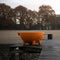 Weltevree | Dutchtub Original | Hottub Houtgestookt | Jacuzzi, Zwembad, Bad Voor Buiten | Oranje RAL 2000 | Polyester | Hottub voor Buiten | 600 Liter