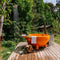 Weltevree | Dutchtub Original | Hottub Houtgestookt | Jacuzzi, Zwembad, Bad Voor Buiten | Kiezelgrijs RAL 7032 | Polyester | Hottub voor Buiten | 600 Liter