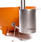 Weltevree | Dutchtub Original | Hottub Houtgestookt | Jacuzzi, Zwembad, Bad Voor Buiten | Oranje RAL 2000 | Polyester | Hottub voor Buiten | 600 Liter