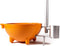 Weltevree | Dutchtub Original | Hottub Houtgestookt | Jacuzzi, Zwembad, Bad Voor Buiten | Oranje RAL 2000 | Polyester | Hottub voor Buiten | 600 Liter