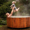 Weltevree | Dutchtub Wood | Hottub Houtgestookt | Duurzaam Thermisch Gemodificeerd Essenhout | Jacuzzi, Zwembad, Hottub voor buiten | Houten Plato Panelen