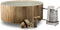 Weltevree | Dutchtub Wood | Hottub Houtgestookt | Duurzaam Thermisch Gemodificeerd Essenhout | Jacuzzi, Zwembad, Hottub voor buiten | Houten Plato Panelen