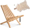 Weltevree | Fieldchair | Tuinstoel Loungestoel Buiten incl, Schapenvacht Wit | Naturel