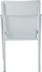 Weltevree | Flip Up Chair | Buitenstoel, Design Tuinstoel met Opklapbare Zitting | Aluminium | Gepoedercoat | Agaatgrijs RAL 7038