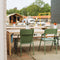 Weltevree | Flip Up Chair | Buitenstoel, Design Tuinstoel met Opklapbare Zitting | Aluminium | Gepoedercoat | Agaatgrijs RAL 7038