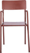 Weltevree | Flip Up Chair | Buitenstoel, Design Tuinstoel met Opklapbare Zitting | Aluminium | Gepoedercoat | Rood RAL 3009