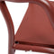 Weltevree | Flip Up Chair | Buitenstoel, Design Tuinstoel met Opklapbare Zitting | Aluminium | Gepoedercoat | Rood RAL 3009