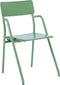 Weltevree | Flip Up Chair | Buitenstoel, Design Tuinstoel met Opklapbare Zitting | Aluminium | Gepoedercoat | Olijfgroen RAL 6011