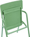 Weltevree | Flip Up Chair | Buitenstoel, Design Tuinstoel met Opklapbare Zitting | Aluminium | Gepoedercoat | Olijfgroen RAL 6011