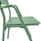 Weltevree | Flip Up Chair | Buitenstoel, Design Tuinstoel met Opklapbare Zitting | Aluminium | Gepoedercoat | Olijfgroen RAL 6011