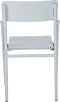 Weltevree | Flip Up Chair | Buitenstoel, Design Tuinstoel met Opklapbare Zitting | Aluminium | Gepoedercoat | Agaatgrijs RAL 7038