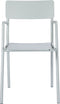Weltevree | Flip Up Chair | Buitenstoel, Design Tuinstoel met Opklapbare Zitting | Aluminium | Gepoedercoat | Agaatgrijs RAL 7038