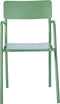 Weltevree | Flip Up Chair | Buitenstoel, Design Tuinstoel met Opklapbare Zitting | Aluminium | Gepoedercoat | Olijfgroen RAL 6011