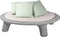 Weltevree | Flying Dishman | Loungebed buiten, Lounge Eiland, Zonne Eiland, Ligbed voor in de Tuin, Zonnebed | Tuinmeubel | Incl, Kussenset Groen
