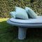 Weltevree | Flying Dishman | Loungebed buiten, Lounge Eiland, Zonne Eiland, Ligbed voor in de Tuin, Zonnebed | Tuinmeubel | Incl, Kussenset Groen