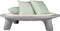 Weltevree | Flying Dishman | Loungebed buiten, Lounge Eiland, Zonne Eiland, Ligbed voor in de Tuin, Zonnebed | Tuinmeubel | Incl, Kussenset Groen