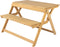 Weltevree | Folding Picnic Table | Opvouwbare Picknicktafel of Bank met Rugleuning | Bamboe | Bruin
