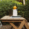 Weltevree | Folding Picnic Table | Opvouwbare Picknicktafel of Bank met Rugleuning | Bamboe | Bruin