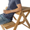 Weltevree | Folding Picnic Table | Opvouwbare Picknicktafel of Bank met Rugleuning | Bamboe | Bruin