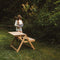 Weltevree | Folding Picnic Table | Opvouwbare Picknicktafel of Bank met Rugleuning | Bamboe | Bruin