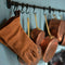 Weltevree | Gloves | Handschoenen voor Opstoken Houtvuur van Leer | Ovenwanten, BBQ Handschoenen, Ovenhandschoenen | Beschermend & Stevig | Leder
