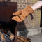Weltevree | Gloves | Handschoenen voor Opstoken Houtvuur van Leer | Ovenwanten, BBQ Handschoenen, Ovenhandschoenen | Beschermend & Stevig | Leder