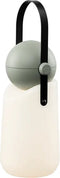Weltevree | Guidelight | Multifunctionele & Oplaadbare Lantaarn voor Buiten | Windlicht, Zaklamp, Camping Lamp, Buitenlamp, Sfeerlamp | Spatwaterdicht | Sfeerlicht Buitenverlichting | Cement Grijsgroen RAL 7033