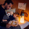 Weltevree | Guidelight | Multifunctionele & Oplaadbare Lantaarn voor Buiten | Windlicht, Zaklamp, Camping Lamp, Buitenlamp, Sfeerlamp | Spatwaterdicht | Accu 15 uur | Sfeerlicht Buitenverlichting | Rood RAL 2002