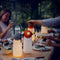 Weltevree | Guidelight | Multifunctionele & Oplaadbare Lantaarn voor Buiten | Windlicht, Zaklamp, Camping Lamp, Buitenlamp, Sfeerlamp | Spatwaterdicht | Accu 15 uur | Sfeerlicht Buitenverlichting | Rood RAL 2002